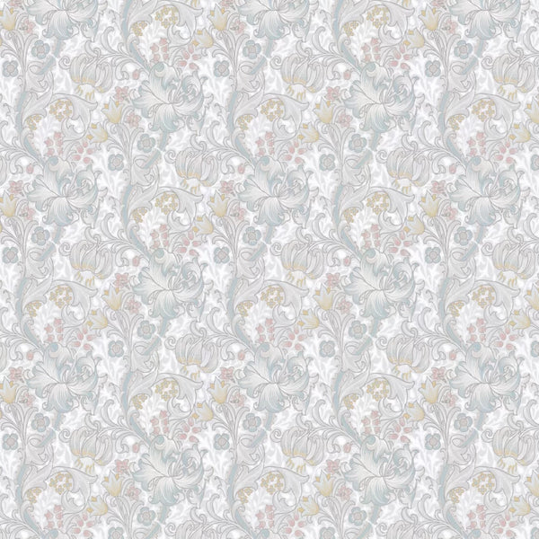 Sample - Golden Lily - Morris - Paper White/Blossom