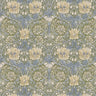Honeysuckle and Tulip Wallpaper - Olive/Woad
