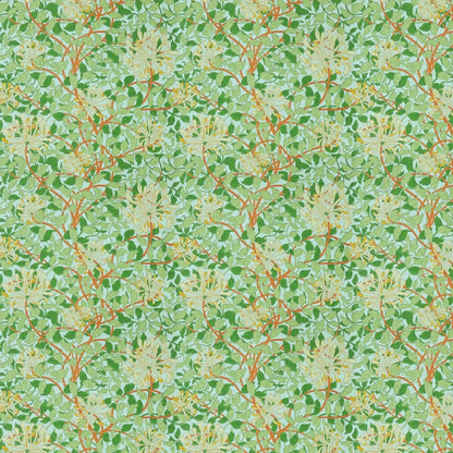 Honeysuckle Wallpaper - Sky/Burnt Orange