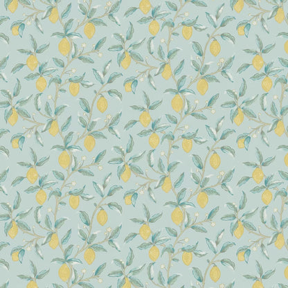 Lemon Tree by Morris Wallpaper - Wedgewood