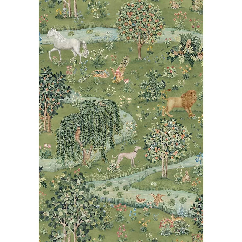Sample - The Brook Wallpaper - William Morris - Linen - Per 137cm Metre