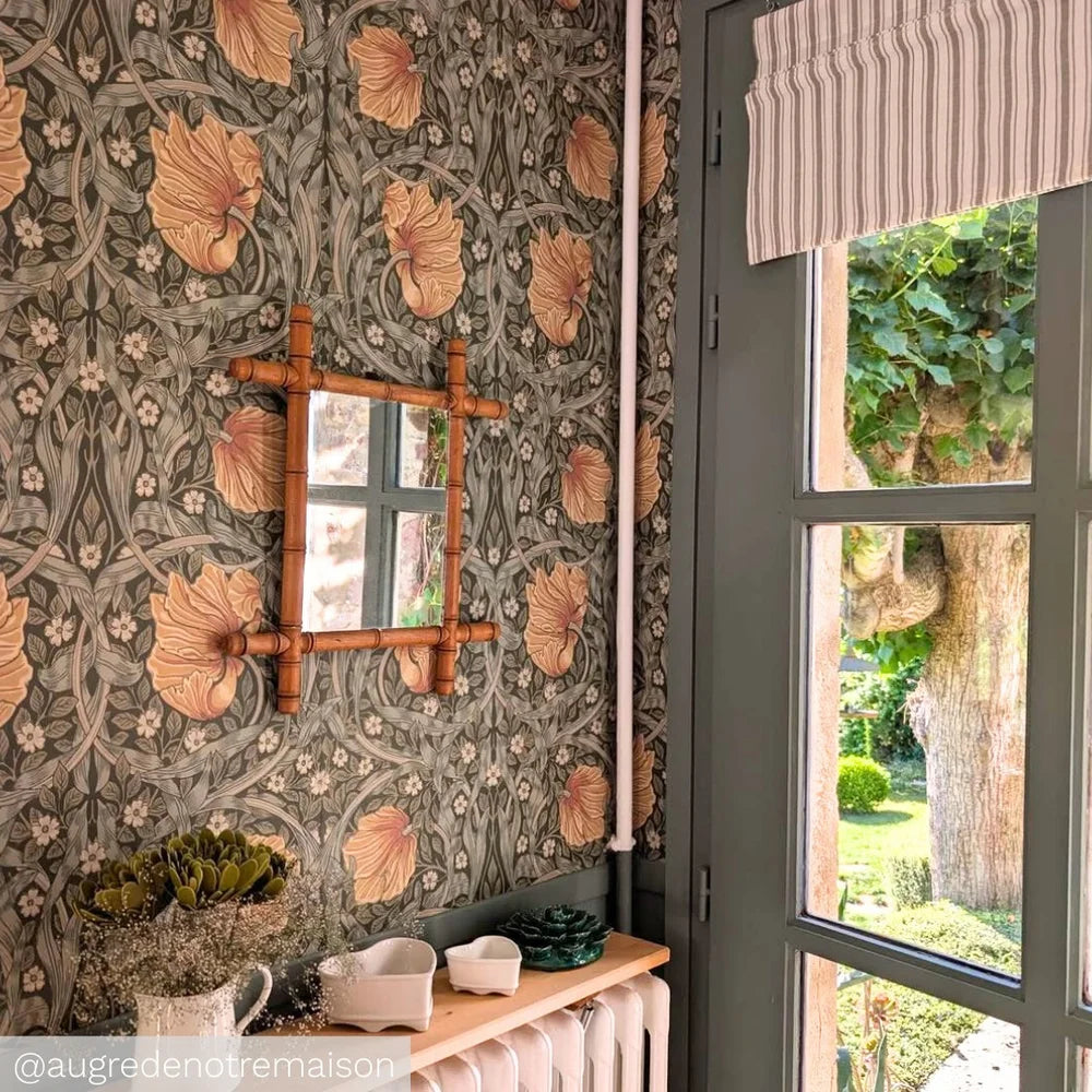 Pimpernel Wallpaper - Bayleaf/Manilla