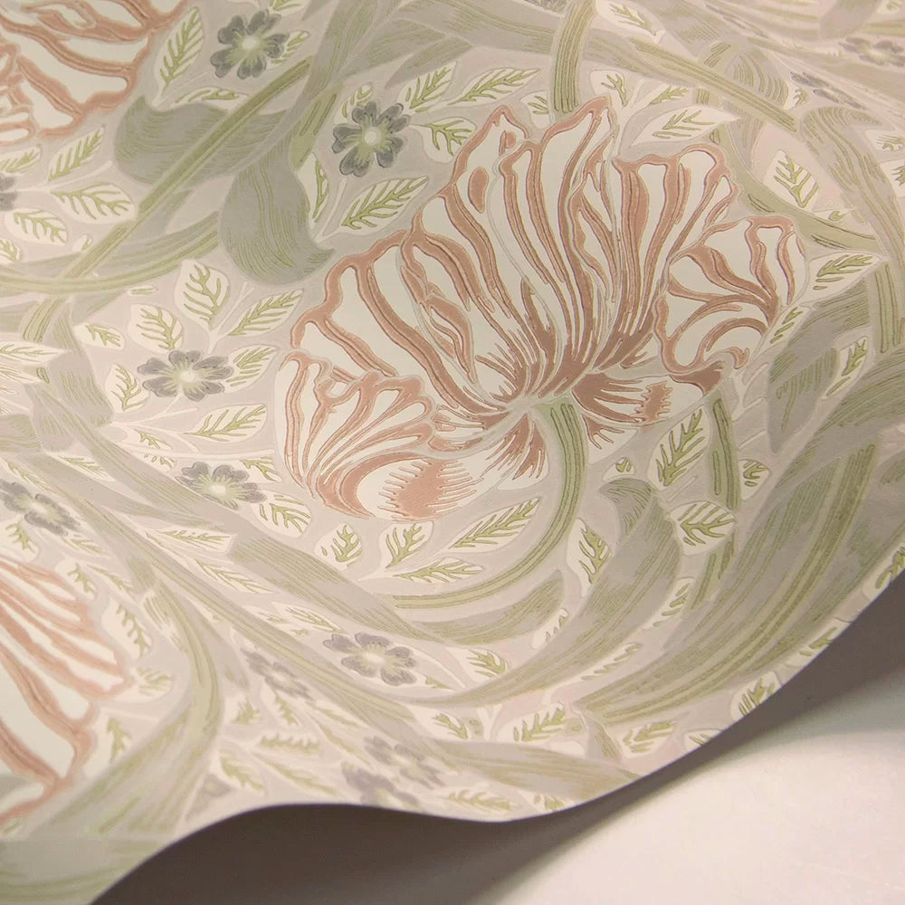 Pimpernel Wallpaper - Blossom/Mist