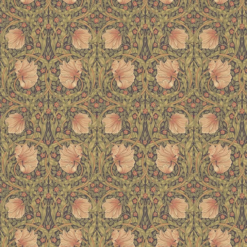 Pimpernel Wallpaper - Bullrush/Russet