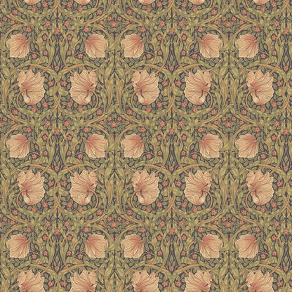 Pimpernel Wallpaper - Bullrush/Russet