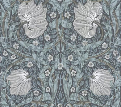 Pimpernel Wallpaper - Charcoal/Multi