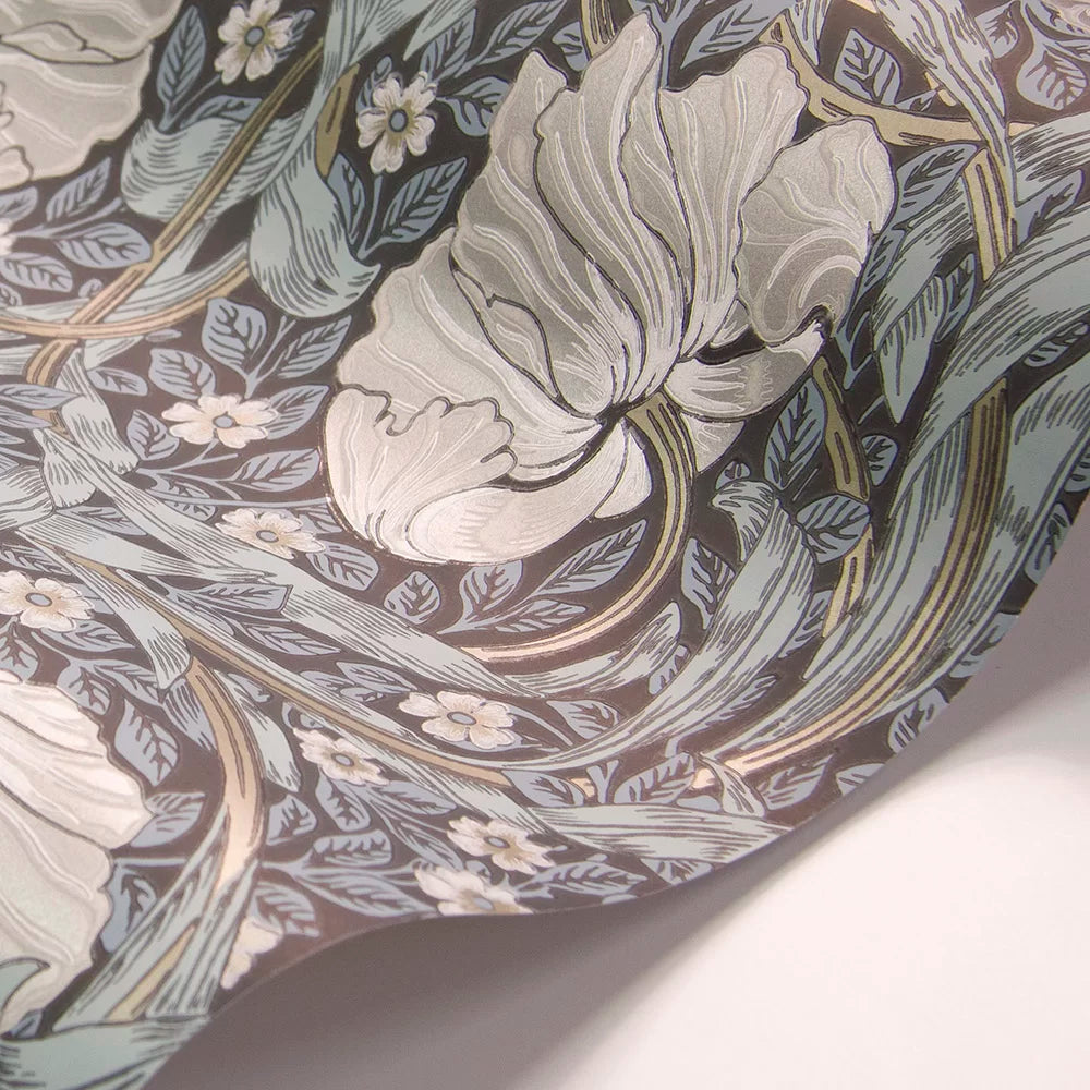 Pimpernel Wallpaper - Charcoal/Multi