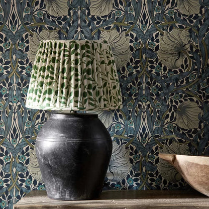 Pimpernel Wallpaper - Cobalt/Mineral