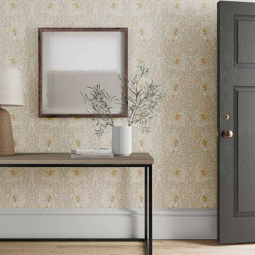 Pimpernel Wallpaper - Cochineal Pink