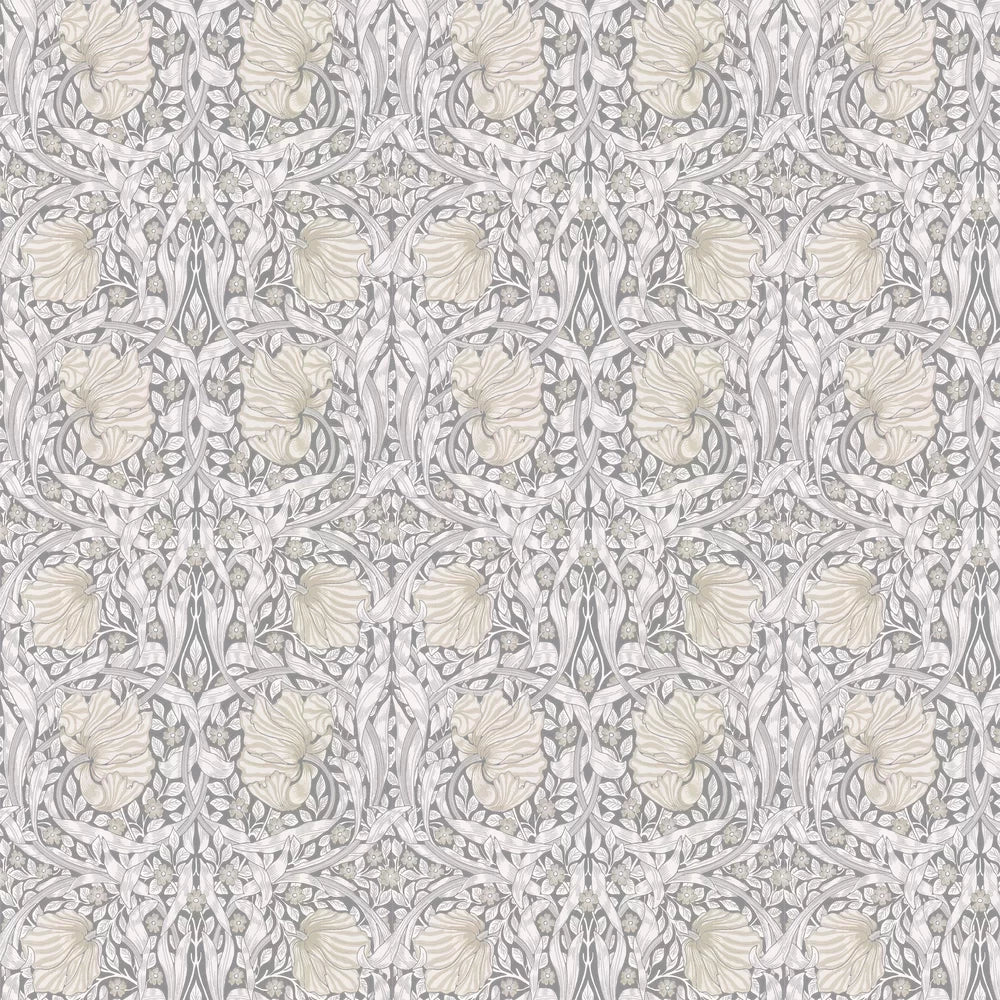 Pimpernel Wallpaper - Linen/Cloud/Grey