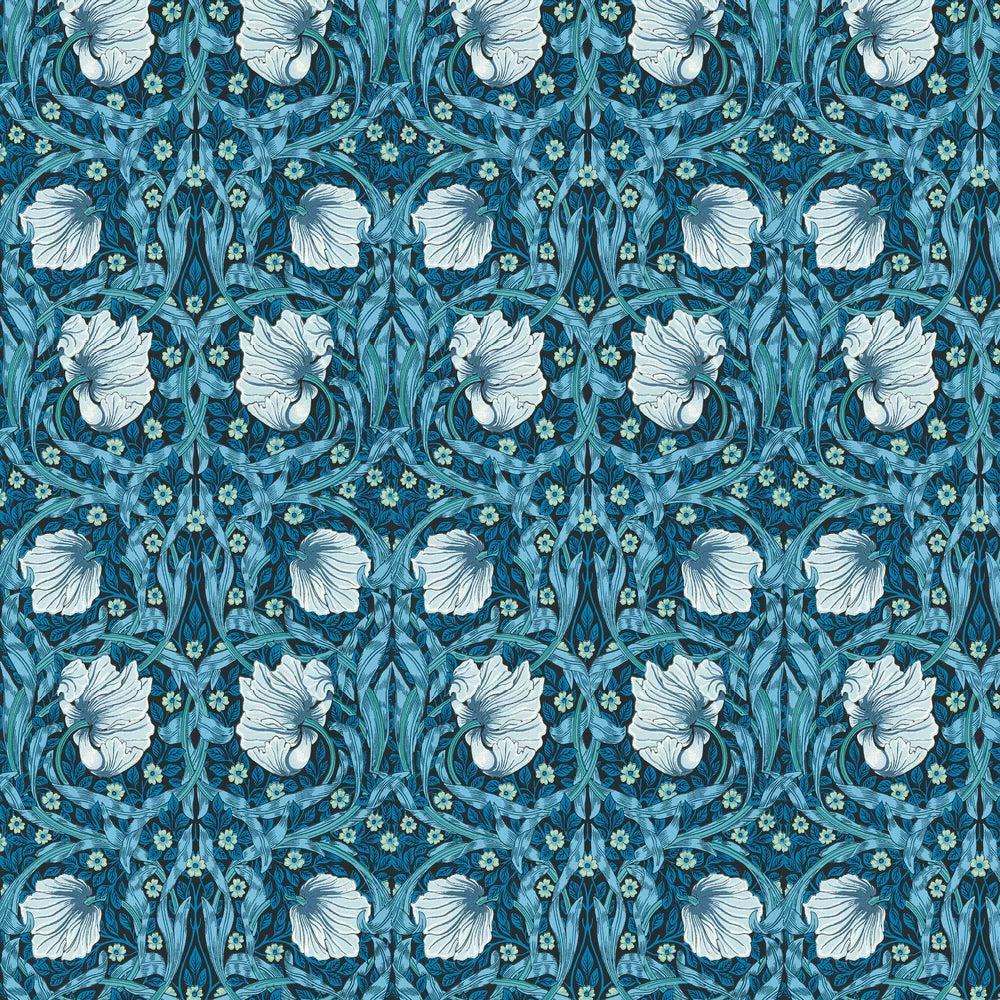 Pimpernel Wallpaper - Midnight/Opal