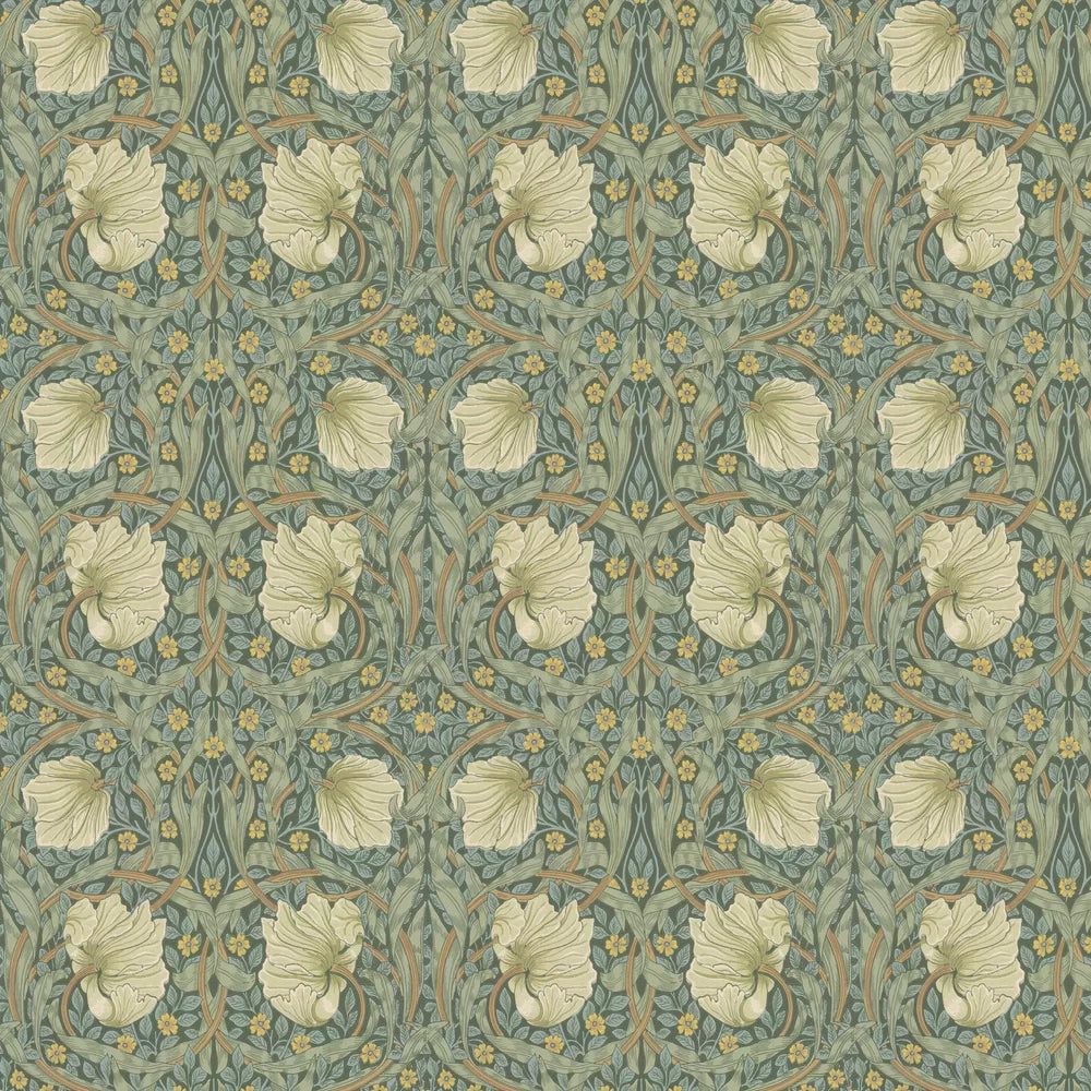 Pimpernel Wallpaper - Privet/Slate