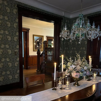 Pimpernel Wallpaper - Privet/Slate