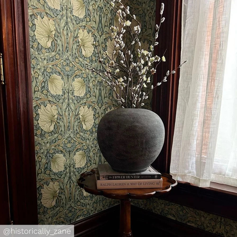 Pimpernel Wallpaper - Privet/Slate