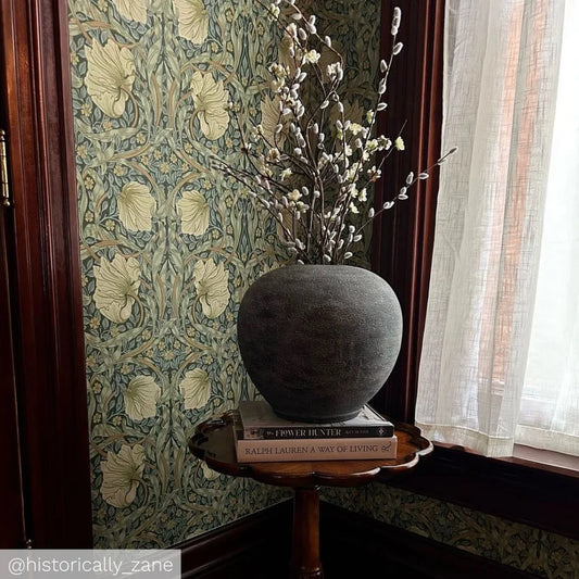 Pimpernel Wallpaper - Privet/Slate