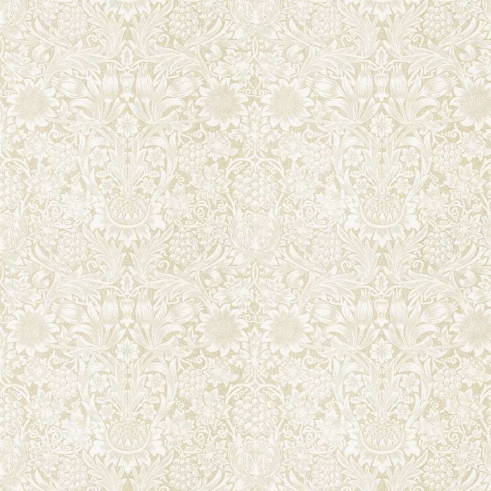 Pure Sunflower Wallpaper- Parchment/Gold