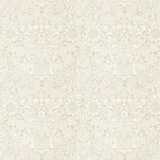 Pure Sunflower Wallpaper- Parchment/Gold