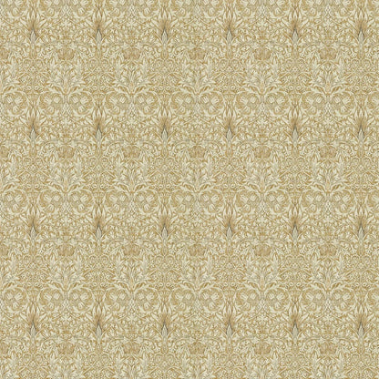 Snakeshead Wallpaper - Morris - Gold/Linen