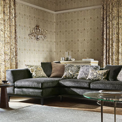 Snakeshead Wallpaper - Morris - Gold/Linen