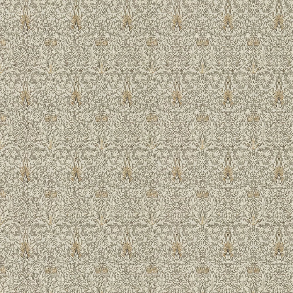 Snakeshead Wallpaper - Morris - Stone/Cream