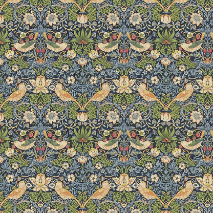 Strawberry Thief Wallpaper - Blue