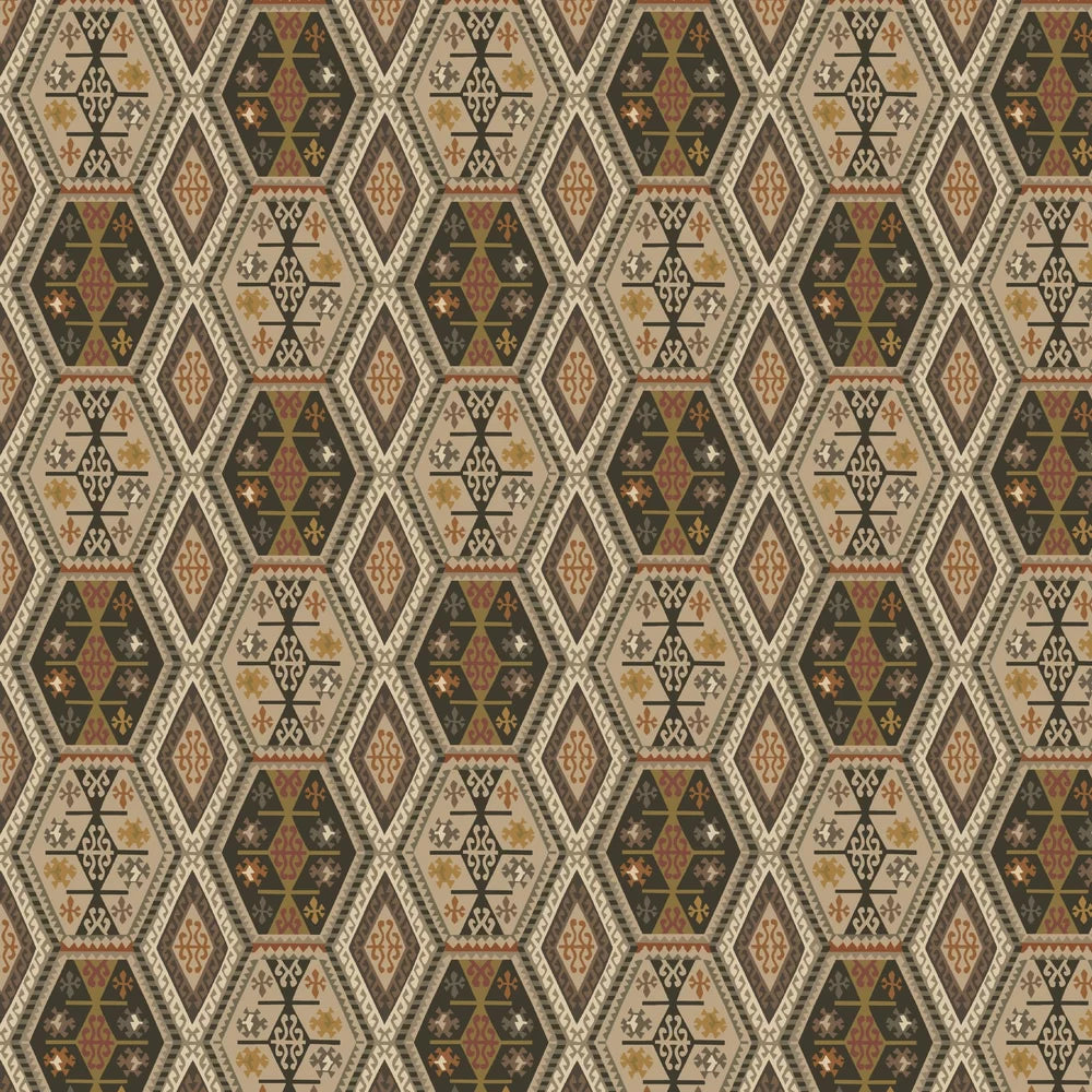 Mulberry Home Buckland Wallpaper - Woodsmoke