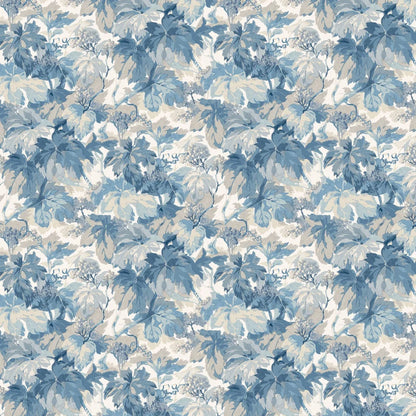 Country Walk Wallpaper by Mulberry Home - Blue