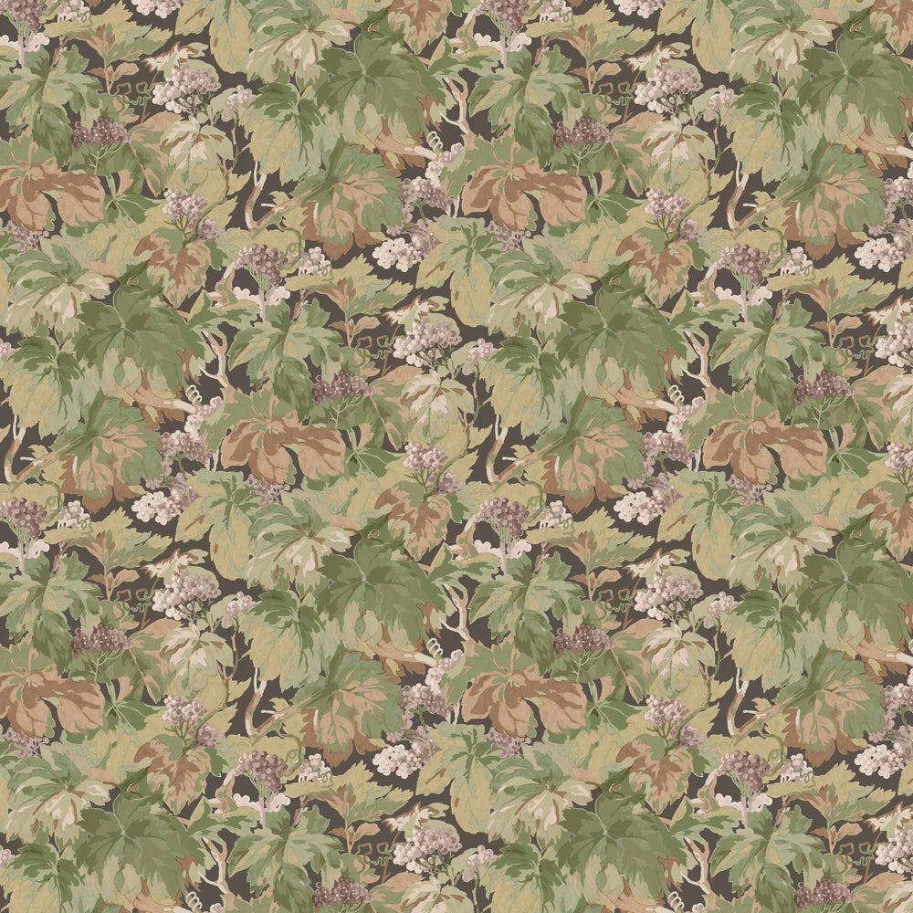 Country Walk Wallpaper by Mulberry Home - Charcoal