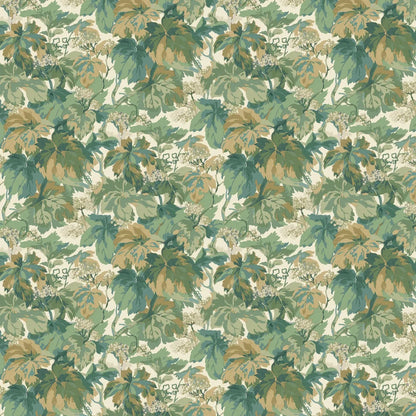 Country Walk Wallpaper by Mulberry Home - Emerald