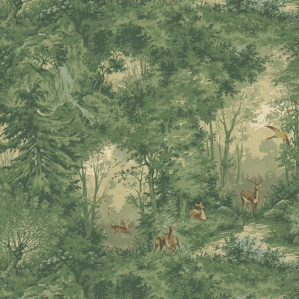 Grand Mulberry Woodland Wallpaper - Summer