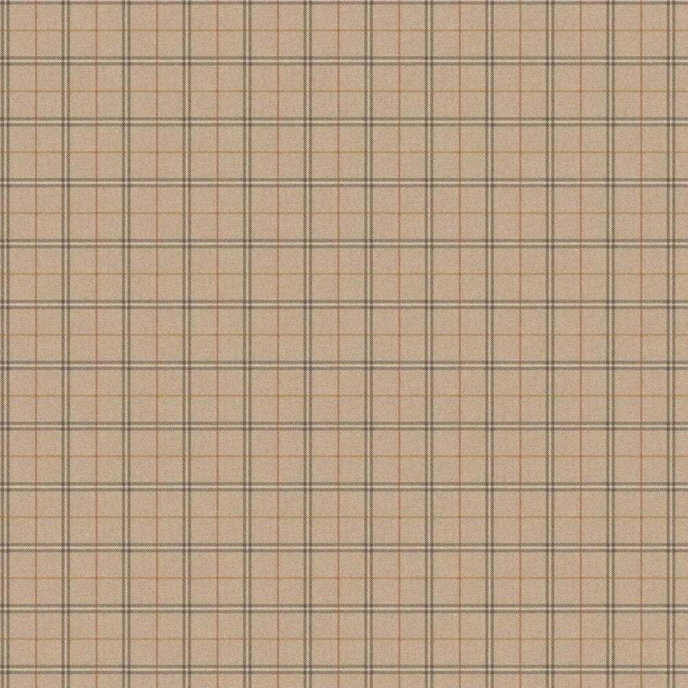 Sample - Islay Wallpaper by Mulberry Home - Woodsmoke
