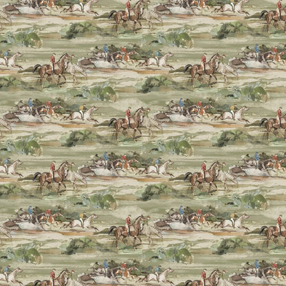 Morning Gallop Wallpaper - Mulberry - Antique