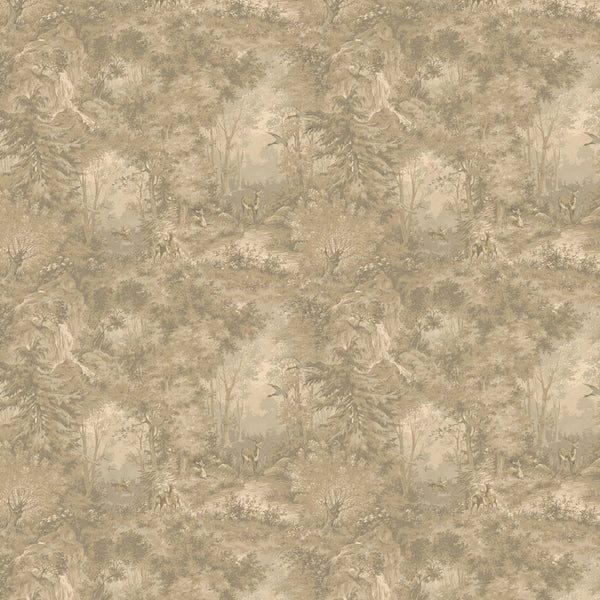 Sample - Mulberry Woodland Wallpaper by Mulberry Home - Woodsmoke