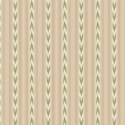 Newport Stripe by Mulberry Home Wallpaper - Lovat