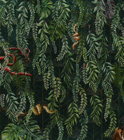 Art Deco Jungle Wallpaper Mural by UON for NLXL - (per m2)