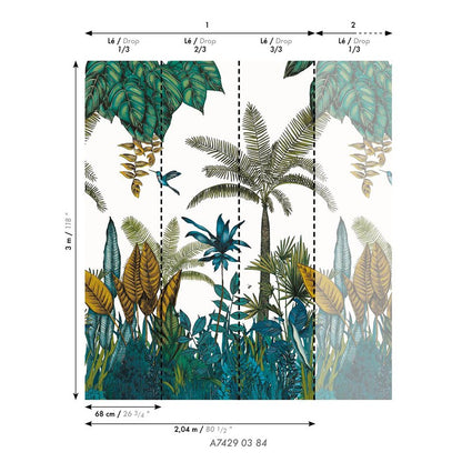 Ipanema Wallpanel Mural Wallpaper - 3 colours