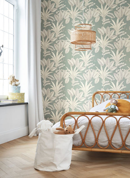 Palma Wallpaper - Powder Blue