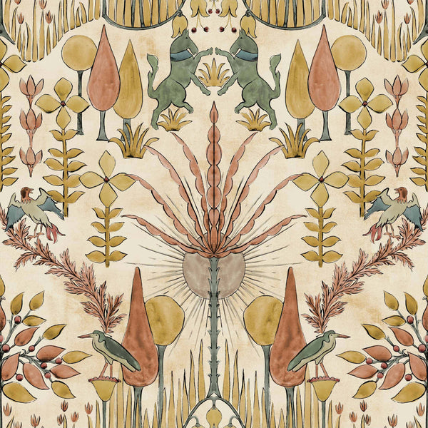 Oasis  Villa Wallpaper - Sand