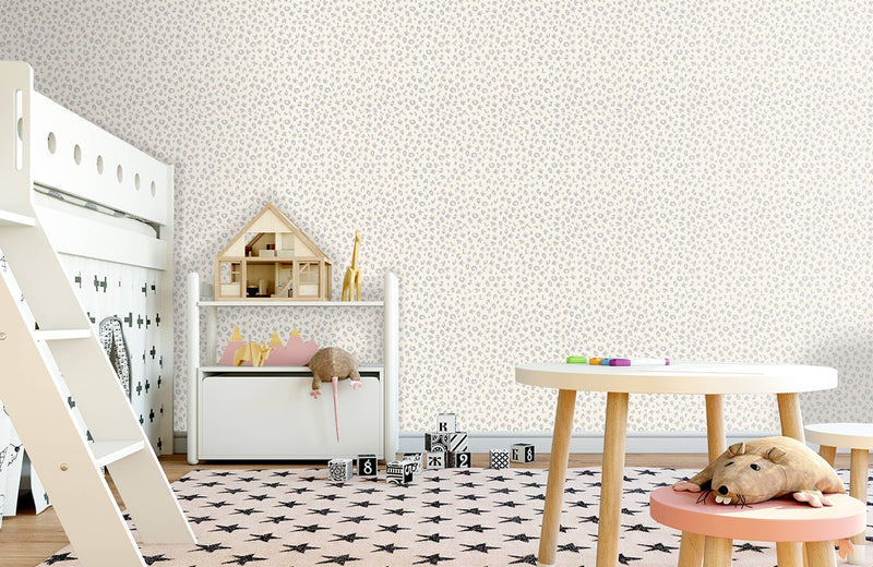 Leopard - Karl Lagerfeld Wallpaper - Cream