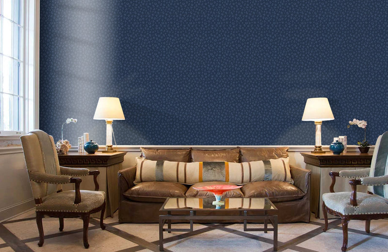 Leopard - Karl Lagerfeld Wallpaper - Blue