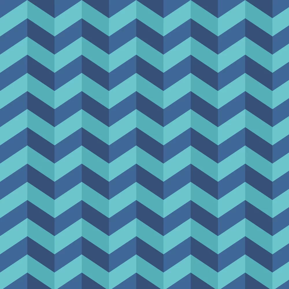 Sample - Illusion Chevron - Ohpopsi - Cerulean Mix