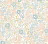 Flora Ditsy Wallpaper - Silver