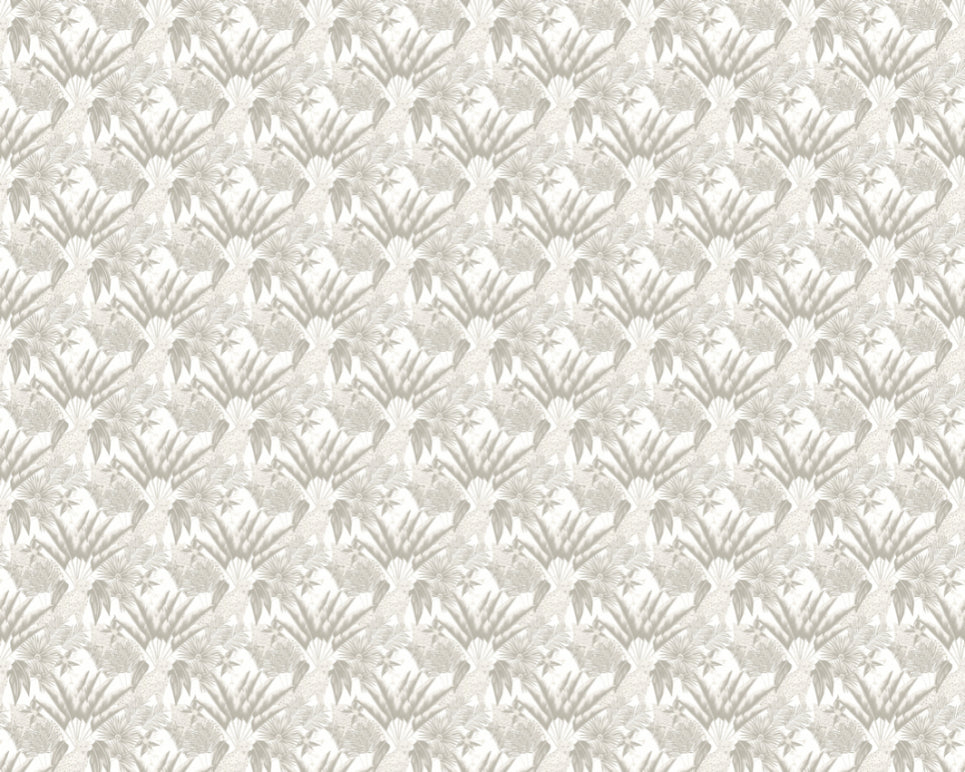 Jungle Cheetah Wallpaper - Ohpopsi - Silver Grey