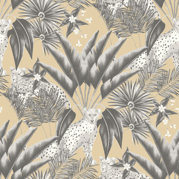 Sample - Jungle Cheetah Wallpaper - Ohpopsi - Toffee