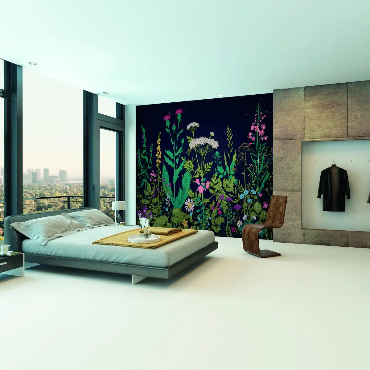 Botanical Fleur Mural Wallpaper - 4 colours