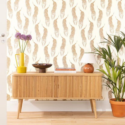 Panthera Wallpaper - White Gold