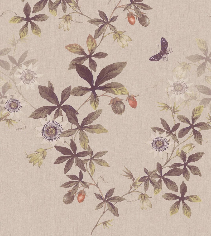 Sample - Passiflora Hybrid Mural Wallpaper