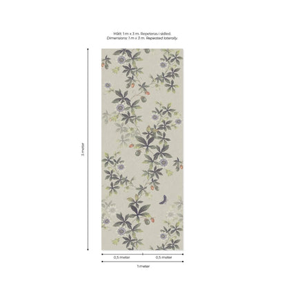 Passiflora Hybrid Mural Wallpaper