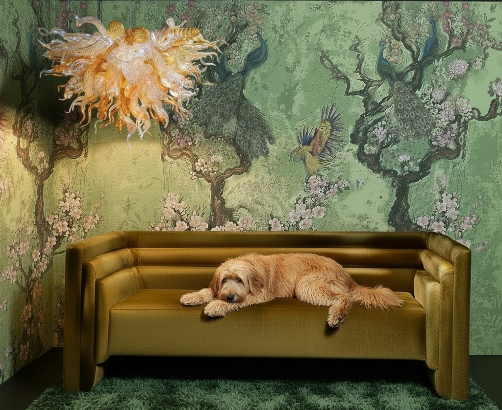 Kea Chinoiseries - Custom Sized Wallpaper Mural (per m2)