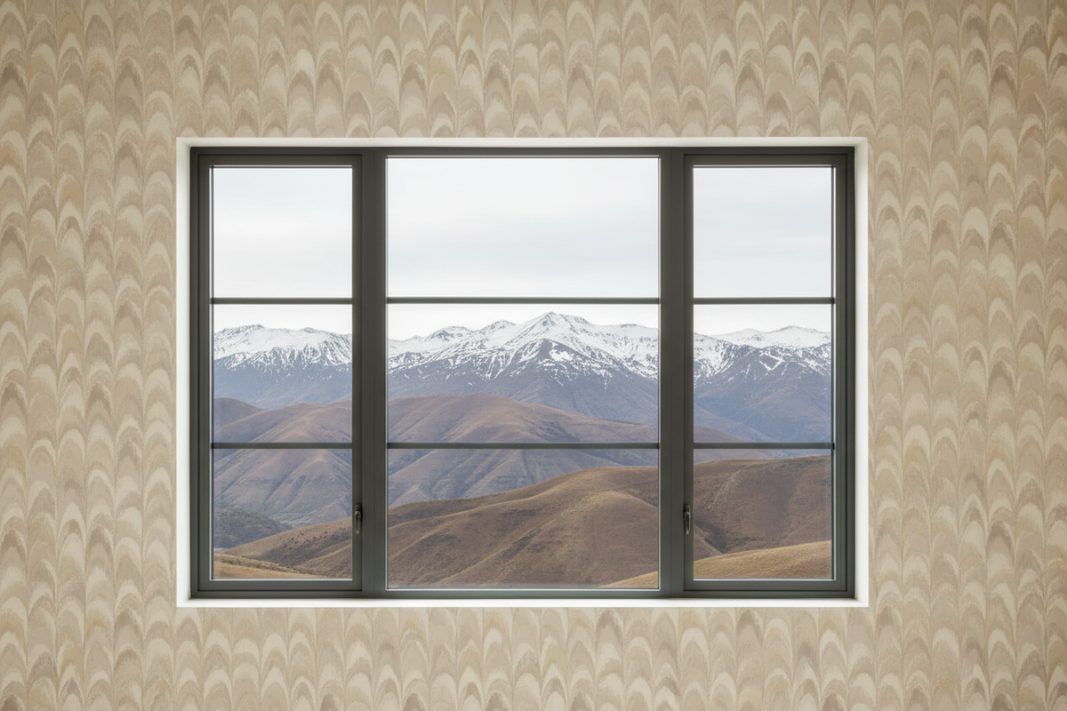 Ruba - Peacock feathers Wallpaper - Beige/Cream - LAST  ROLL